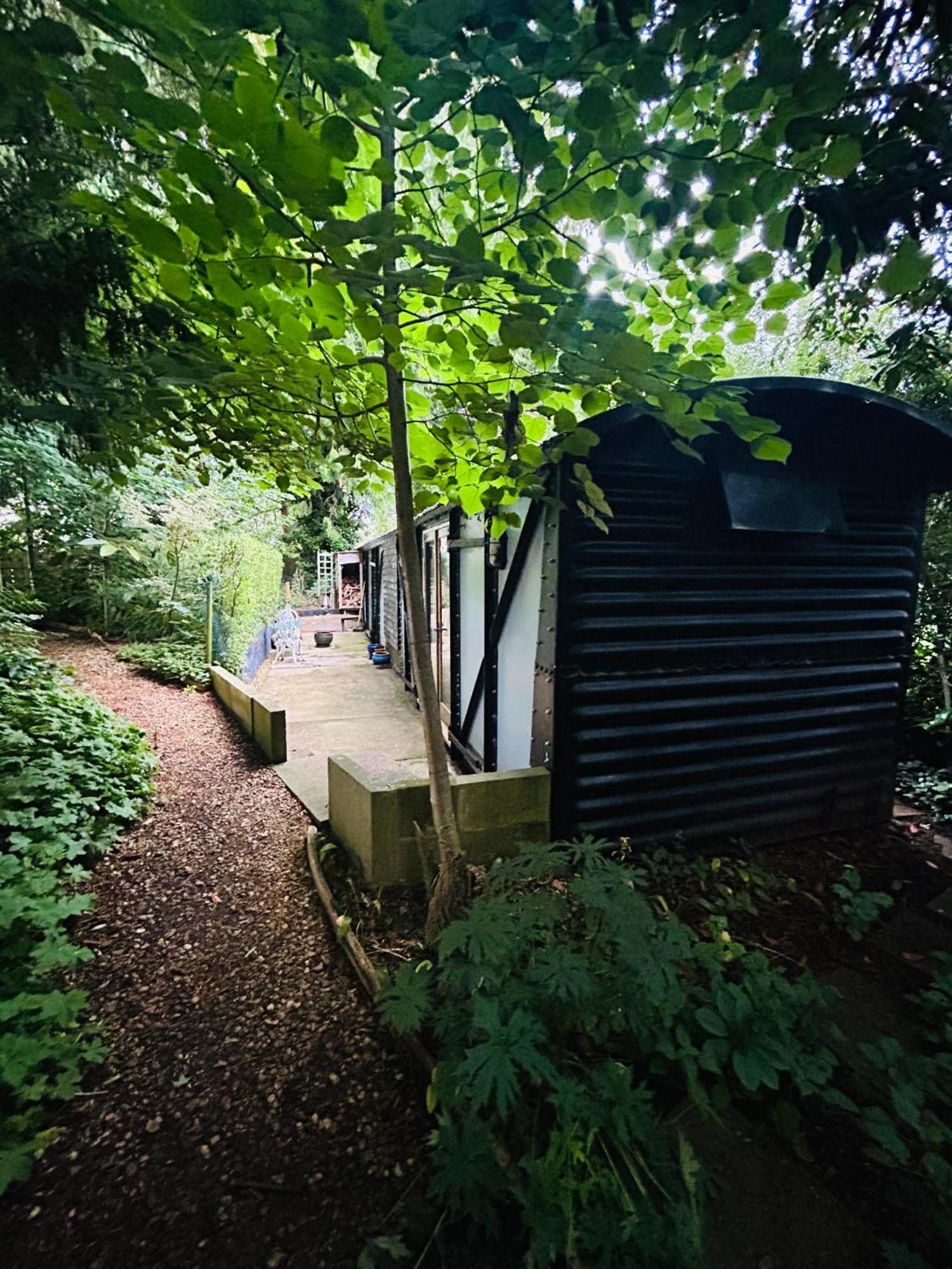 The Railway Carriage - Blue Villa Glasbury Bagian luar foto